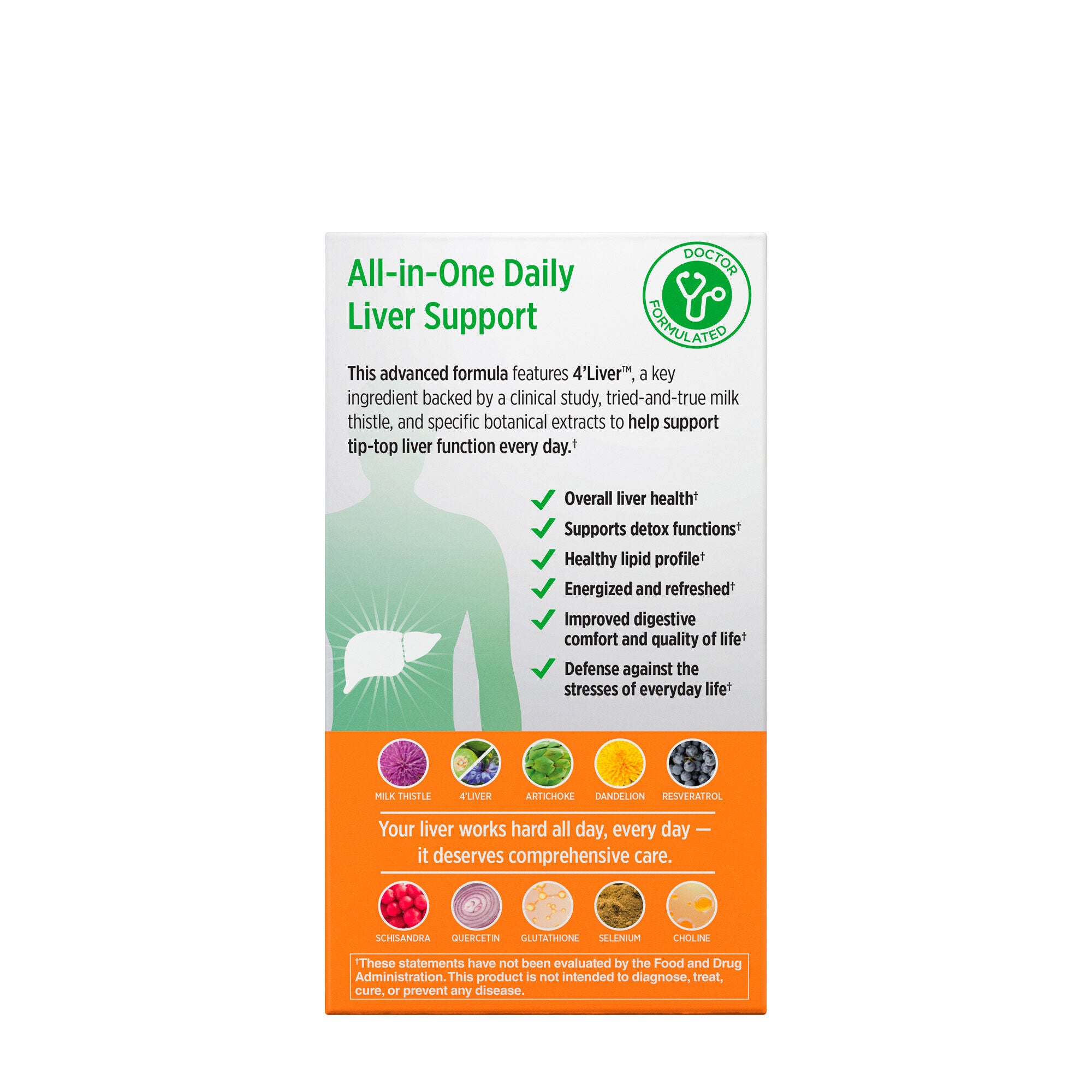 Liver Plus Revive and Restore - 60 Vegan Capsules (30 Servings)  | GNC